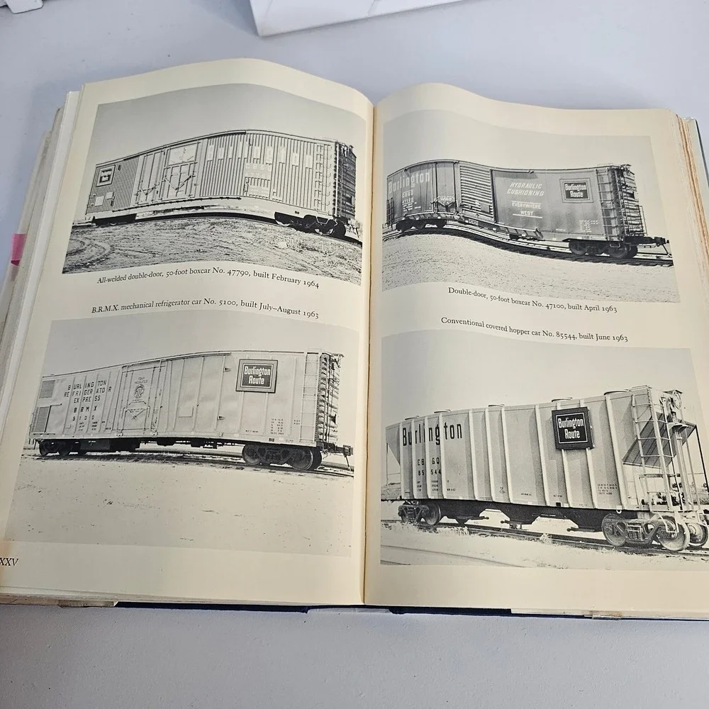 Burlington Route‎ History of Burlington Lines Richard C Overton Hardcover Book